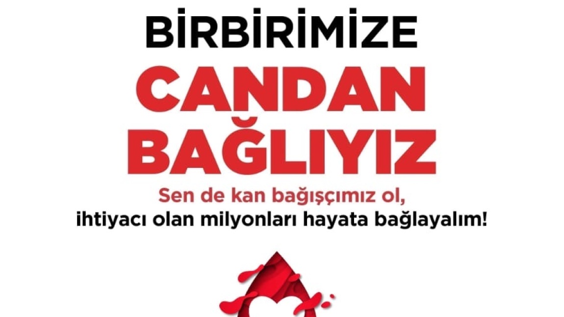 16.01.2024 Persembe günü saat 10.30-16.00 arasi okulumuz DEDELER IHO da Kızılayın kan bağışı  kampanyası yapılacaktır. Tüm vatandaşımız davetlidir.